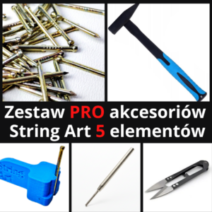 Akcesoria do STRING ART Zestaw PRO do rękodzieła