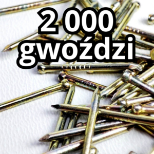 Gwoździe do techniki String Art - sprawdzone gwoździe - 2000 sztuk