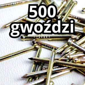 Gwoździe do techniki String Art - sprawdzone gwoździe - 500 sztuk